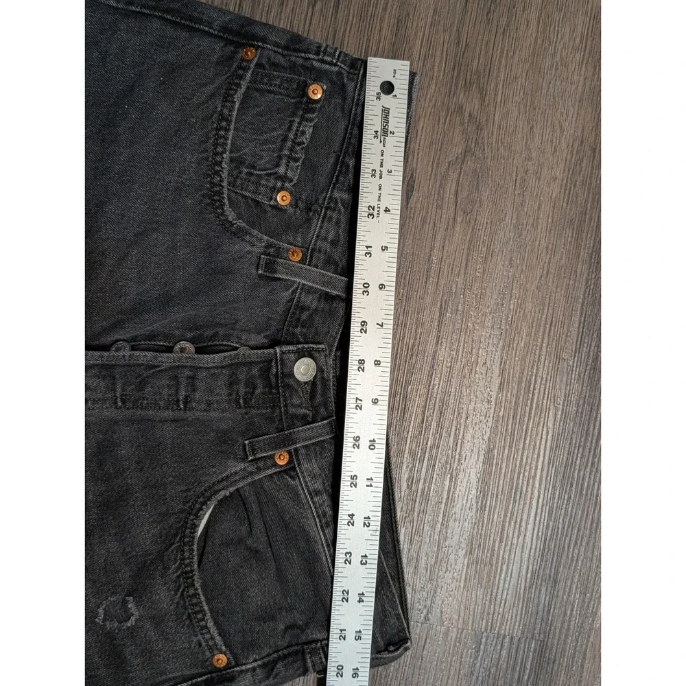 Levi's‎ 501 Men's Jeans Black Distressed Straight Fit W30 L28